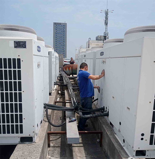 岳阳市中央空调制热和不制冷系统维修方法